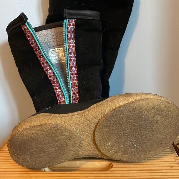 Sorel Wool Winter Boots Sz 8 - Picture 5 of 6